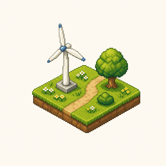 Environment isometric pixel art